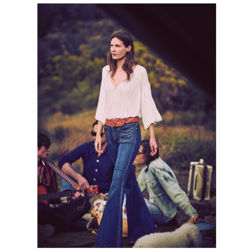 Free People - Stella High-Rise Flare Jeans